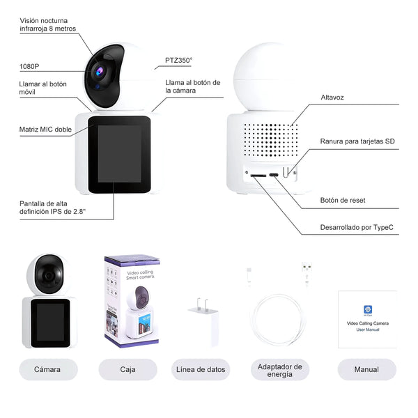 Camara Seguridad Videollamadas Ip Wifi - Varietas Chile - Santiago