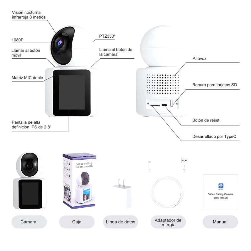 Camara Seguridad Videollamadas Ip Wifi - Varietas Chile - Santiago