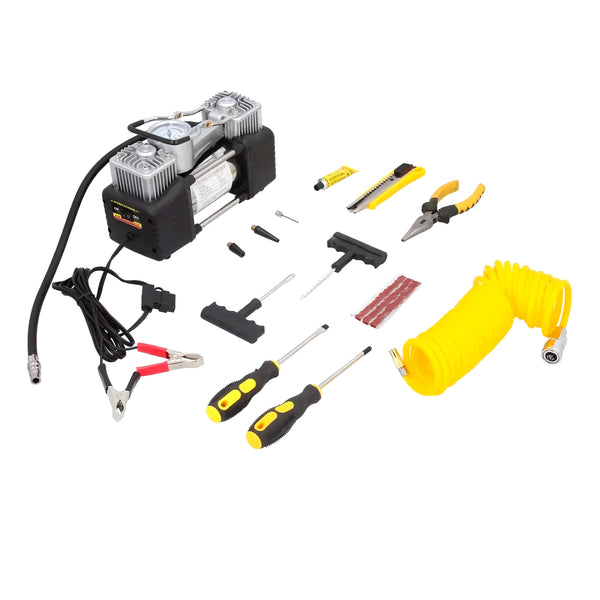 Kit Compresor De Aire Auto 12V Portátil - Varietas Chile - Santiago