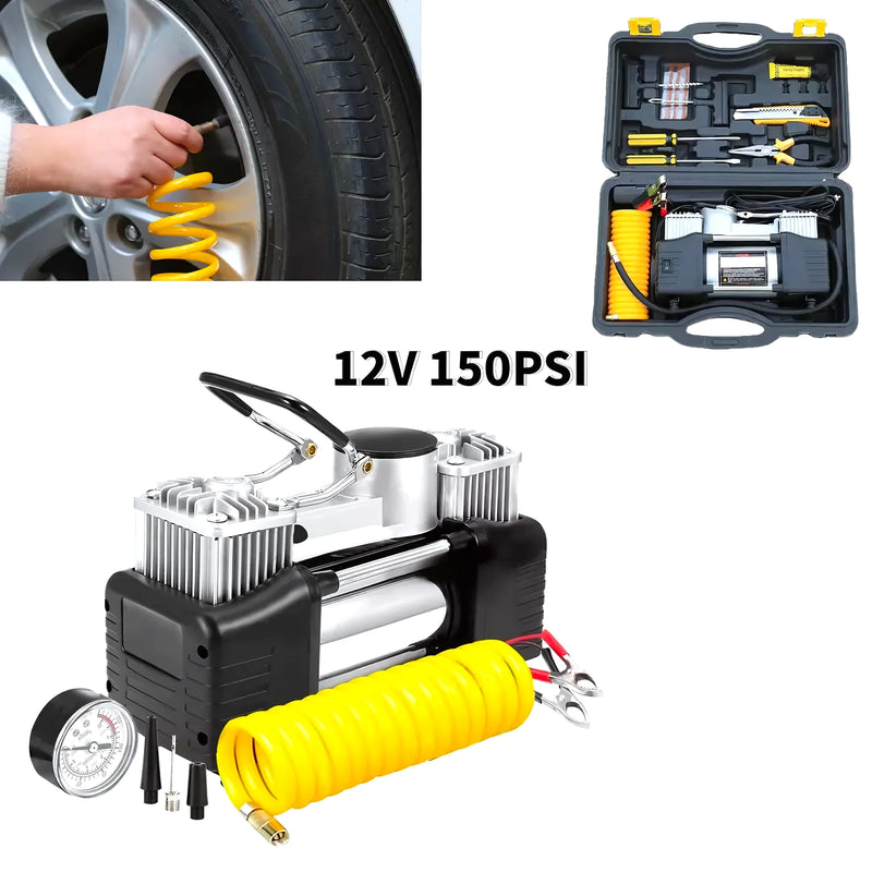 Kit Compresor De Aire Auto 12V Portátil - Varietas Chile - Santiago
