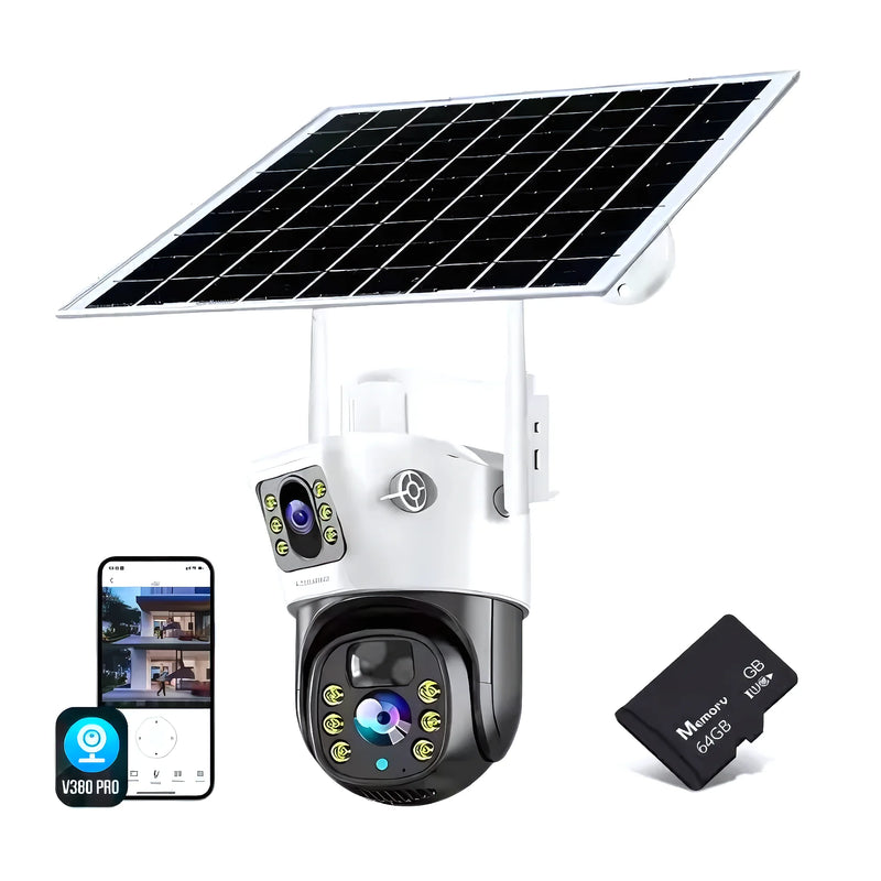 Camara De Seguridad Solar 4G Con Chip - Varietas Chile - Santiago