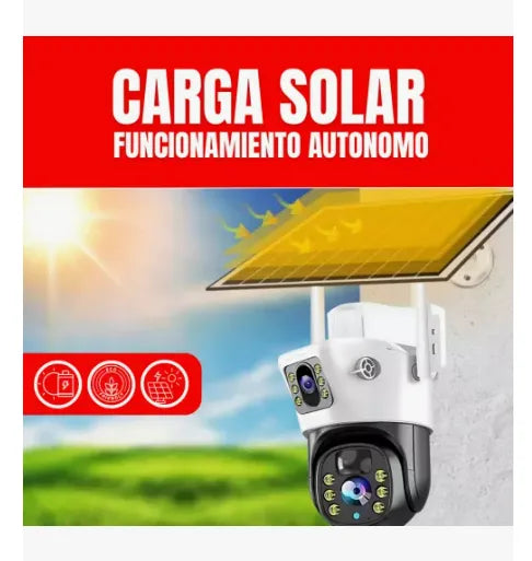 Camara De Seguridad Solar 4G Con Chip -en tu casa Chile - Santiago