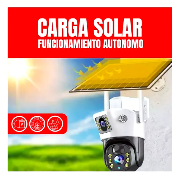 Camara De Seguridad Solar 4G Con Chip - Varietas Chile - Santiago