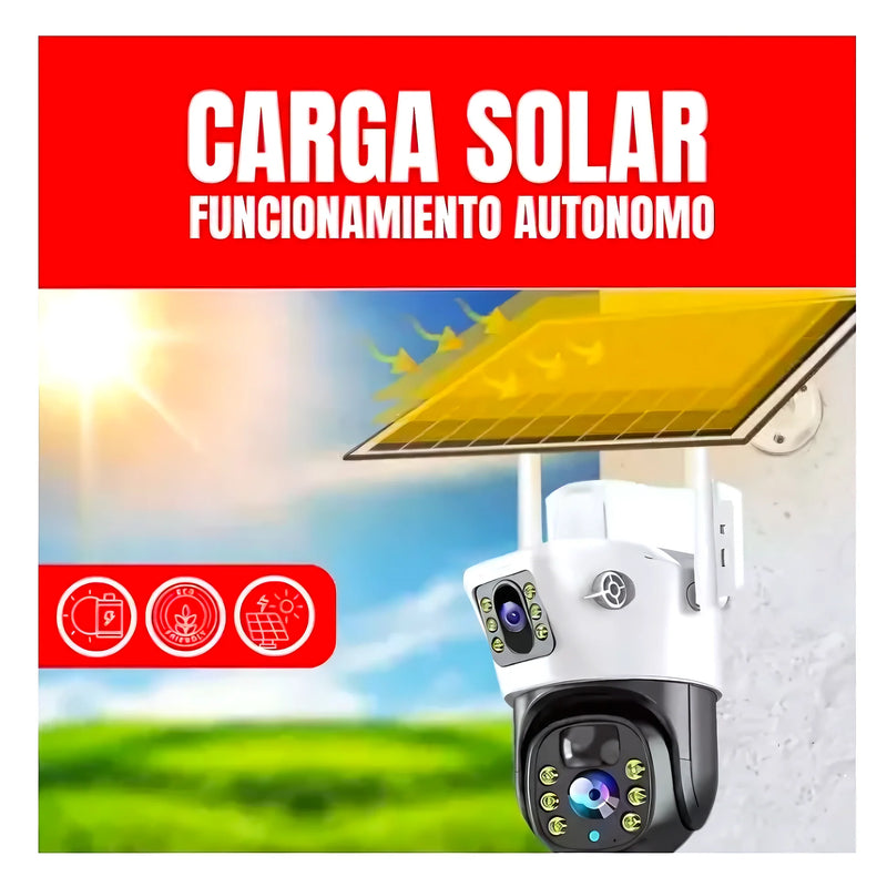 Camara De Seguridad Solar 4G Con Chip - Varietas Chile - Santiago