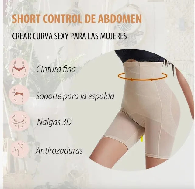 Faja Short Moldeadora Talle Alto