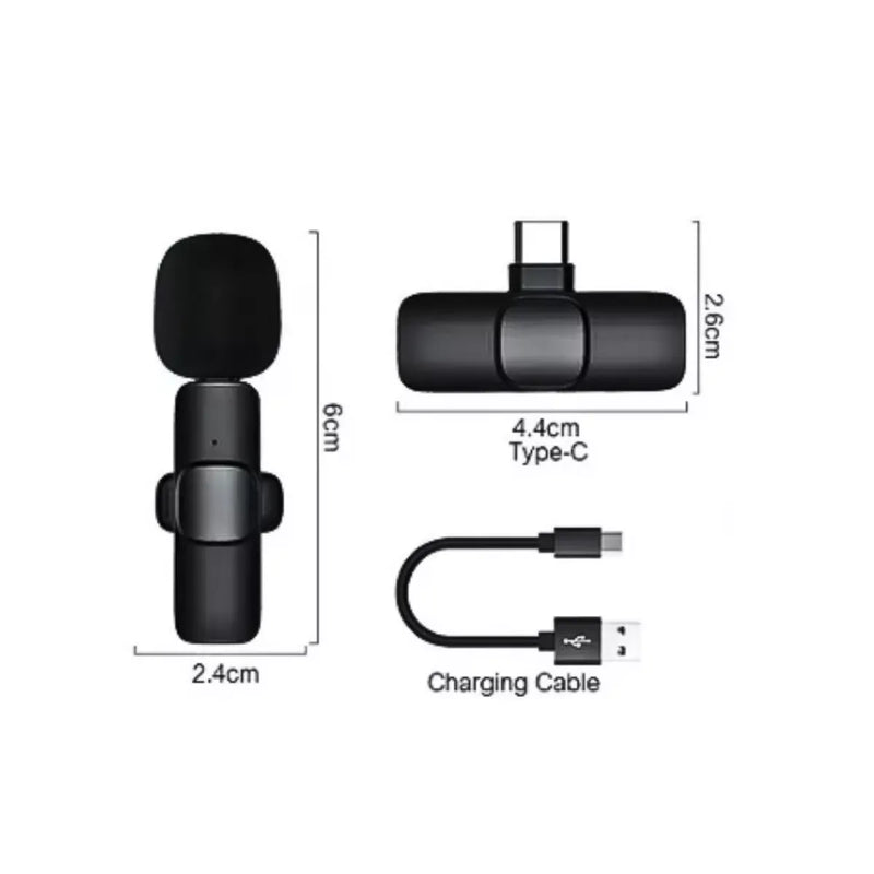 Pack 2 Microfonos Inalambrico Usb C Y Ip