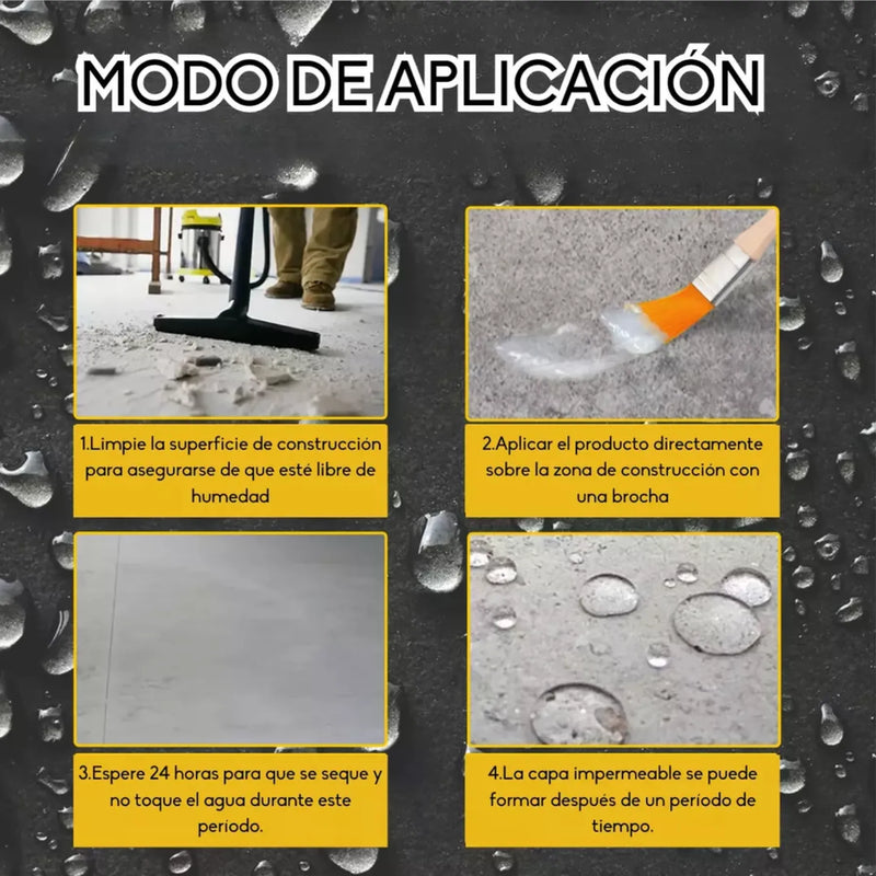 4 Sellador Adhesivo Transparente Everque