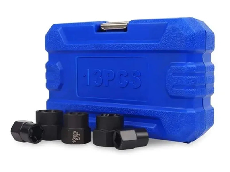 Set Dados Extractores Pernos 9 A 19Mm