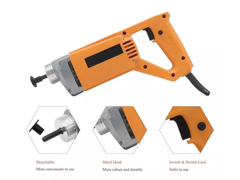 Vibrador Hormigon Cemento 800W Sonda 15