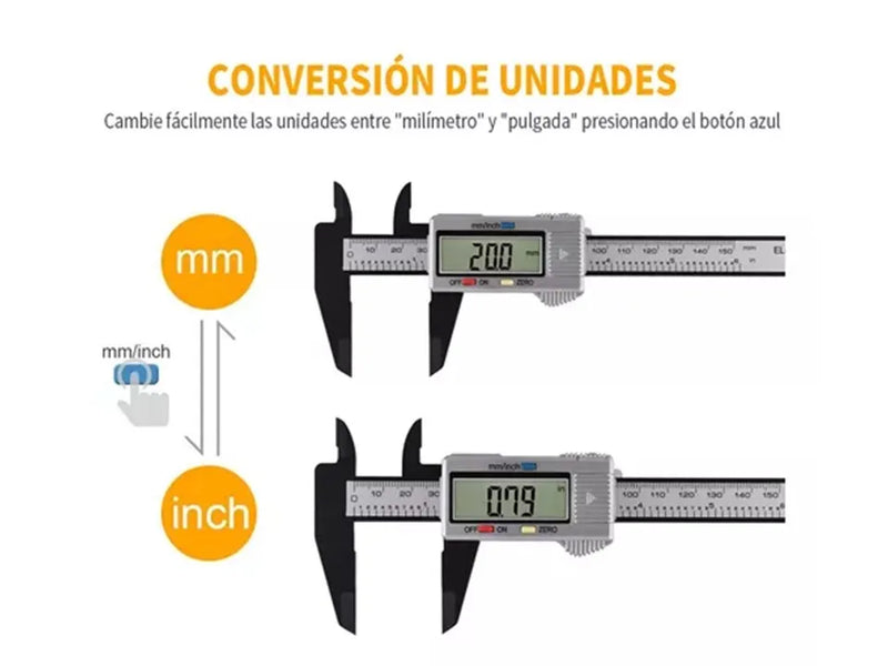 Pie De Metro Digital 0 150Mm Caliper