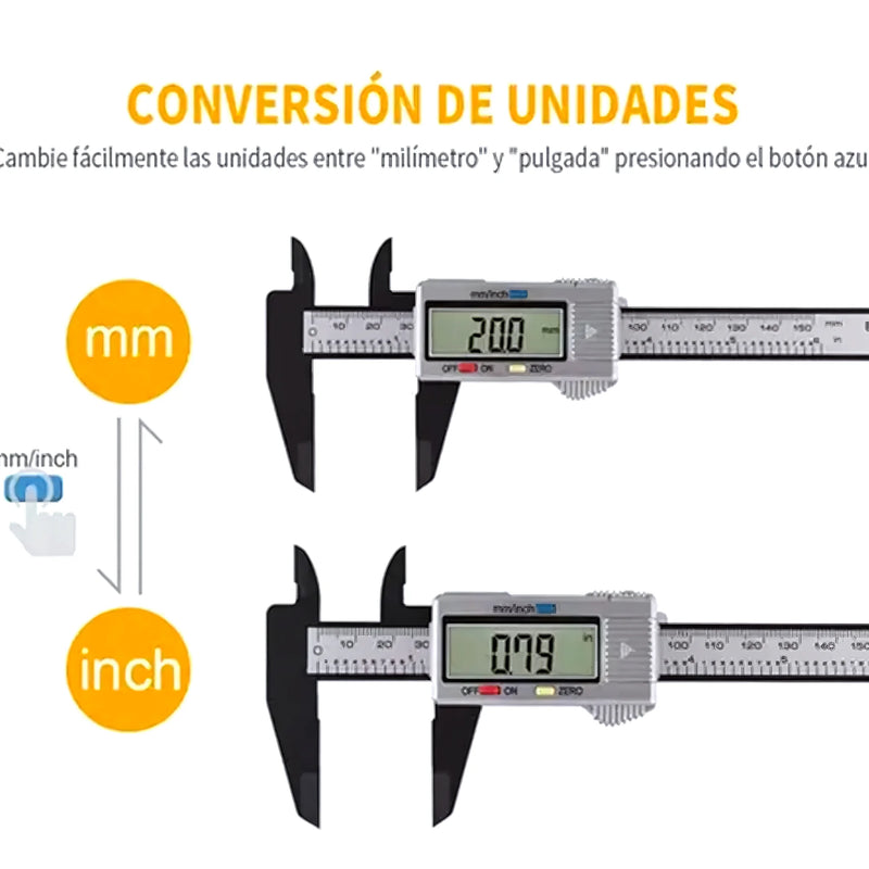 Pie De Metro Digital 0 150Mm Caliper - Varietas Chile - Santiago