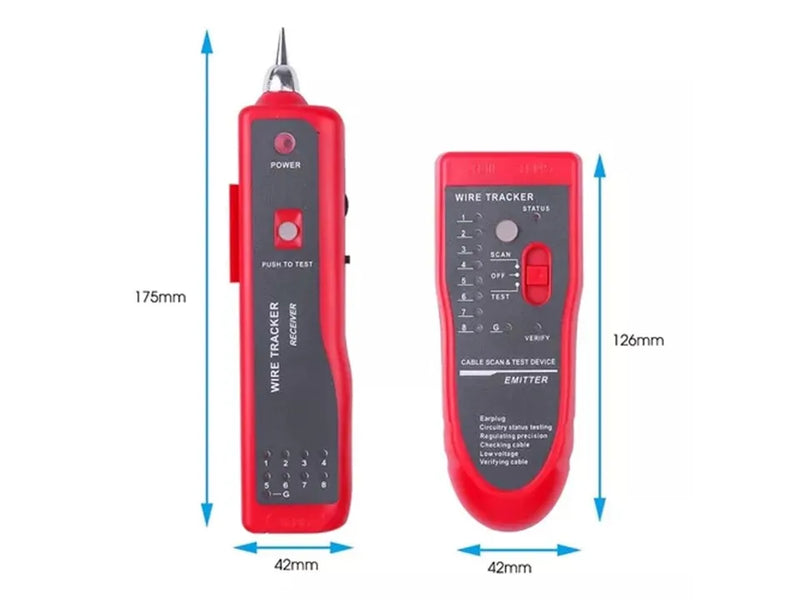 Tester Digital Crimpeadora Rj45 Cat6