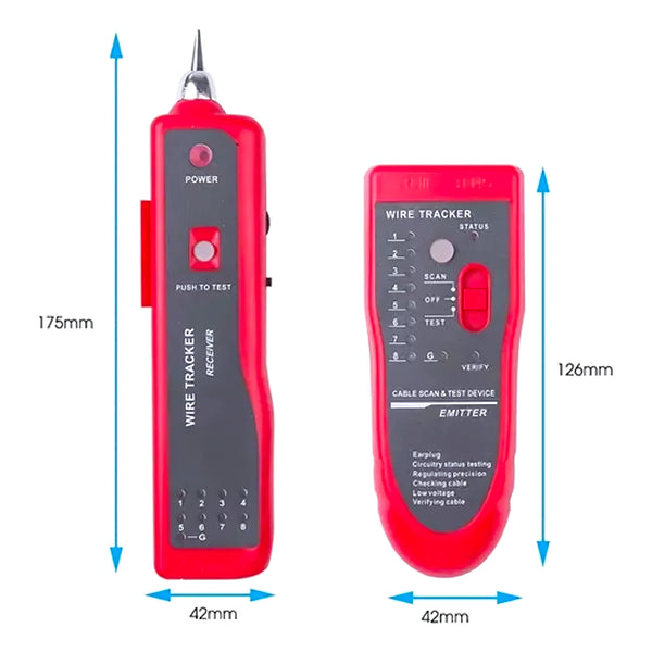 Tester Digital Crimpeadora Rj45 Cat6 - Varietas Chile - Santiago