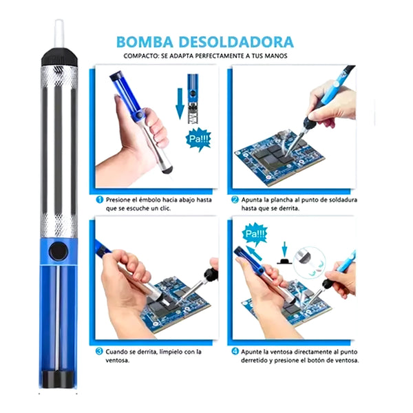 Kit Cautin Soldadura 60W 220V - Varietas Chile - Santiago