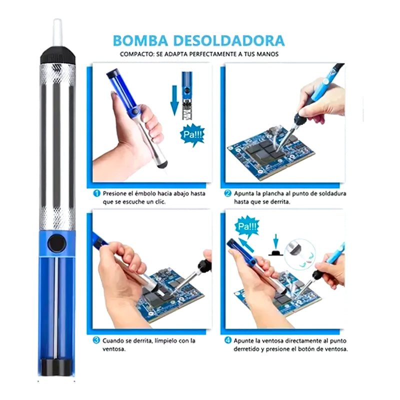 Kit Cautin Soldadura 60W 220V - Varietas Chile - Santiago