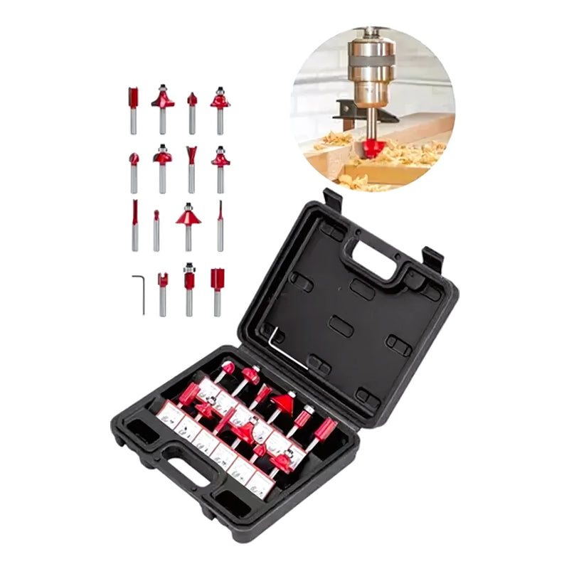 Set 15 Brocas Fresas Madera 1 4 Router - Varietas Chile - Santiago