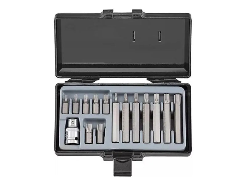 Juego De Puntas Torx T20 T55 15 Piezas
