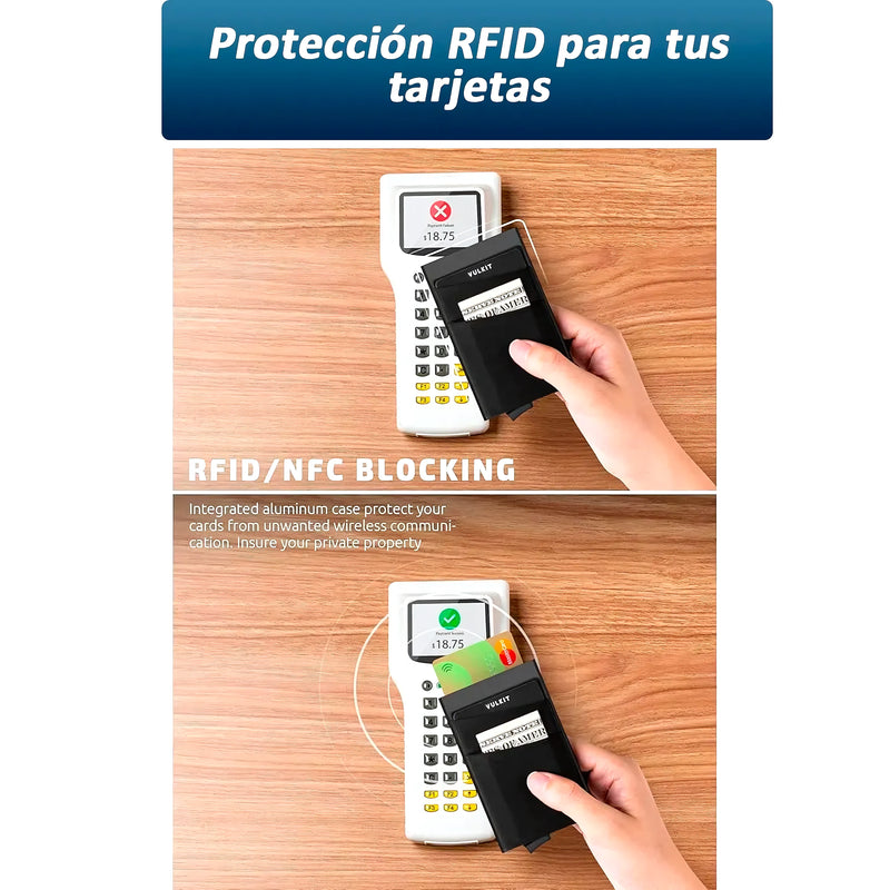 Tarjetero Billetera Rfid Nfc Minimalista - Varietas Chile - Santiago