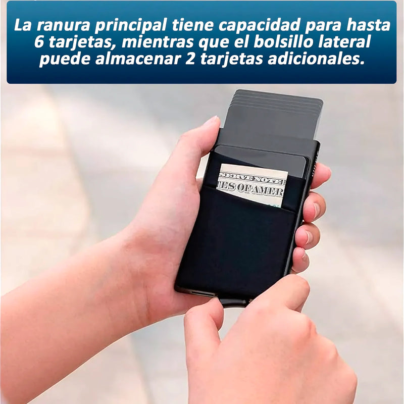 Tarjetero Billetera Rfid Nfc Minimalista - Varietas Chile - Santiago