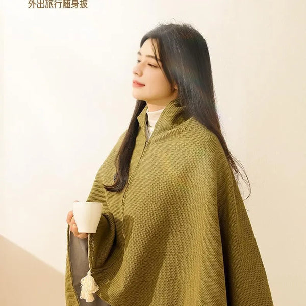 Ch Capa Poncho Manta Termica Usb