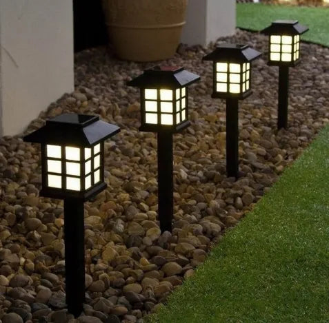 4 Estacas Solar En Modelo De Casa Para P