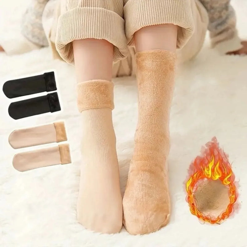 Pack 6 Calcetines Térmico Suave Invierno