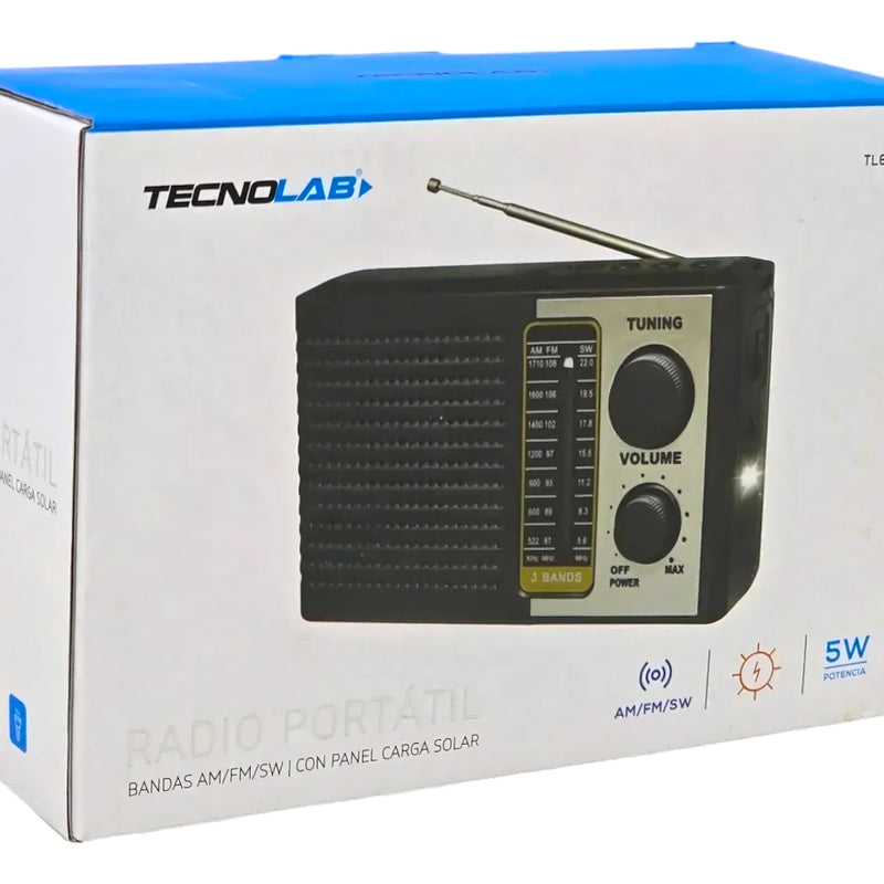 Radio Portátil Solar Recargable - Varietas Chile - Santiago