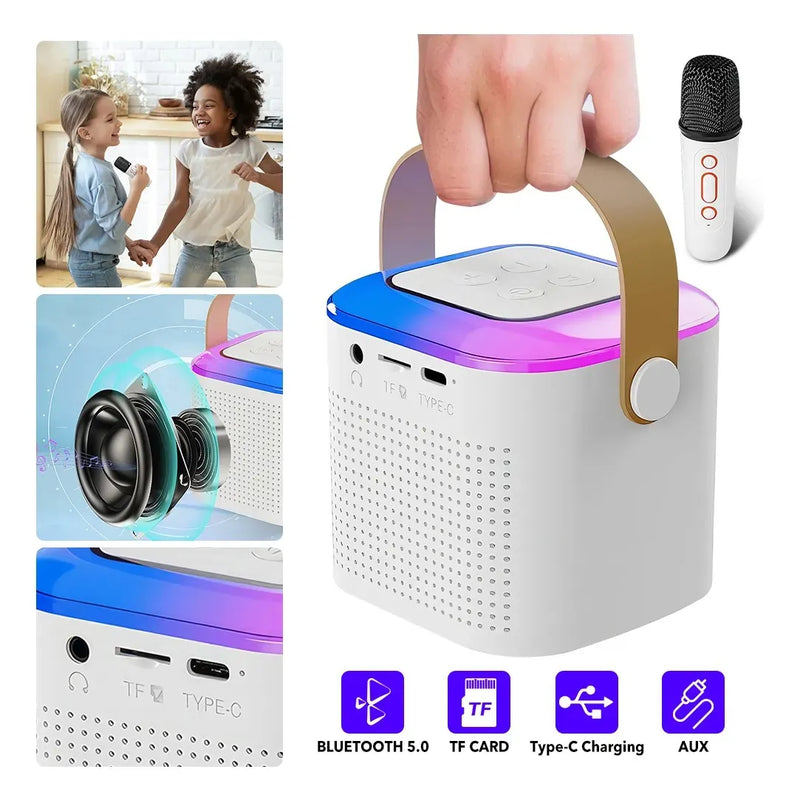 Parlante Bluetooth Microfono Karaoke