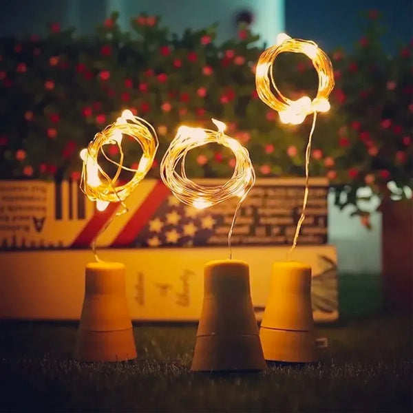 Pack 10 Luces Corcho Calida