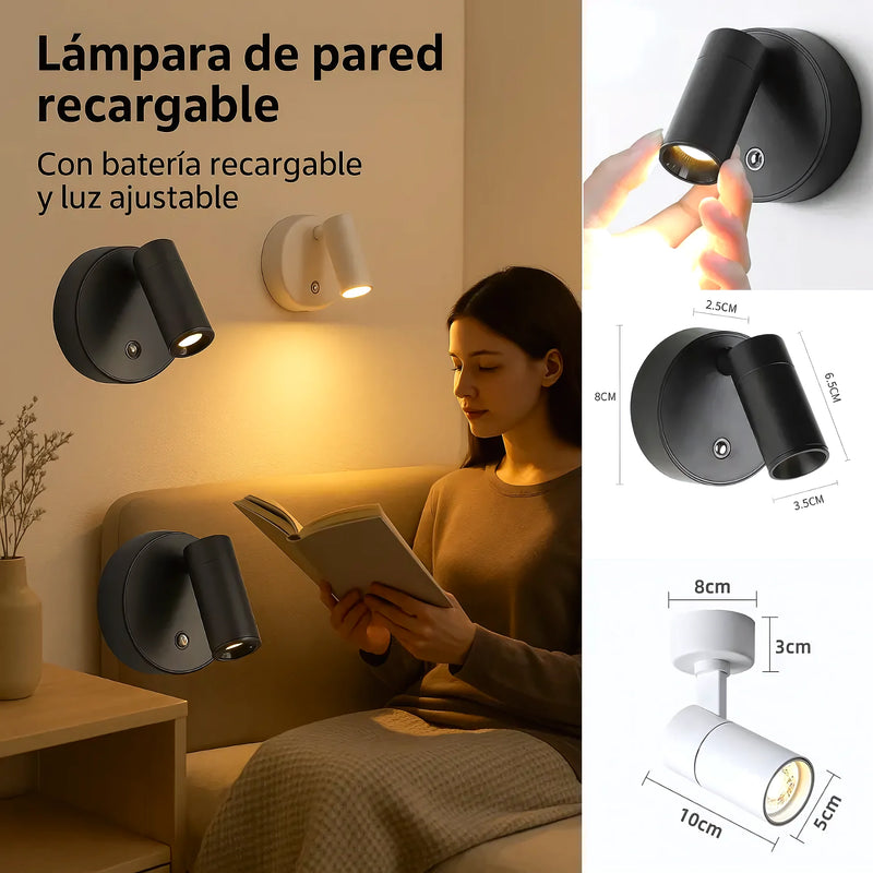 Lampara Recargable De Pared Usb - Varietas Chile - Santiago