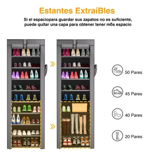 Zapatera Organizador Vertical