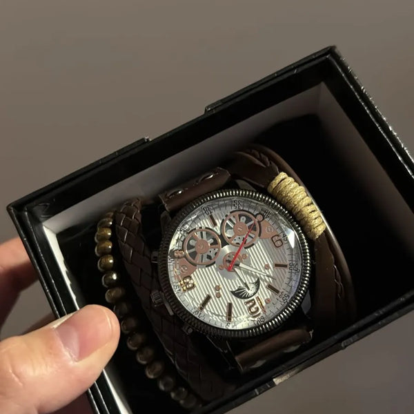 C Set Reloj De Lujo Para Caballero