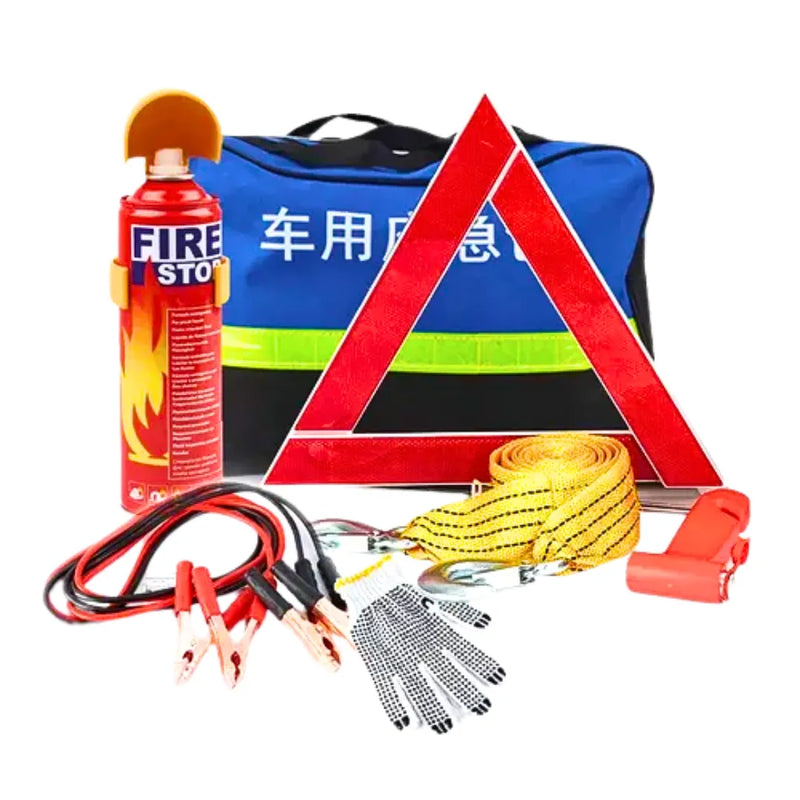 Kit Emergencia Seguridad Auto 7 Piezas