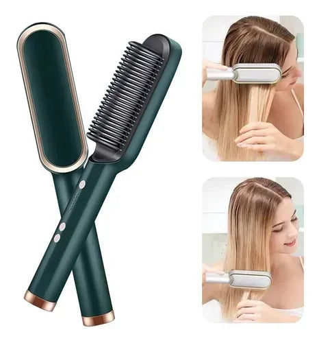 Plancha Cepillo Alisador Pelo Eléctrico -en tu casa Chile - Santiago