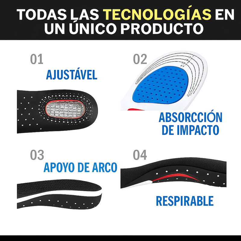 Plantilla Gel Ajustable Fascitis Plantar - Varietas Chile - Santiago