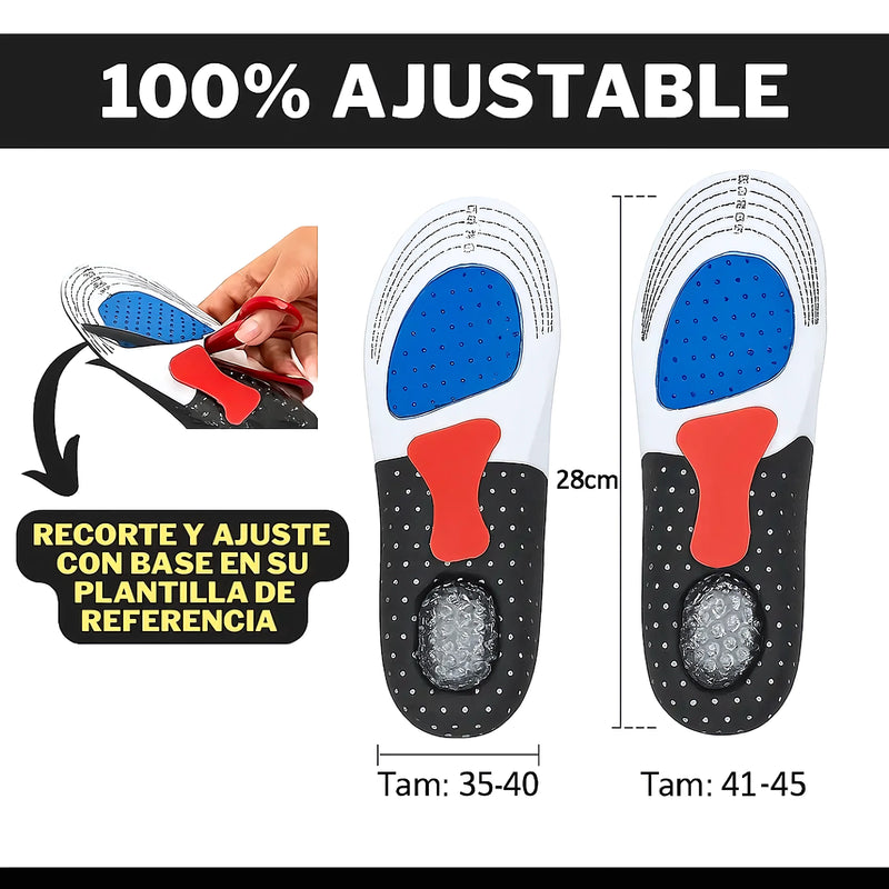Plantilla Gel Ajustable Fascitis Plantar - Varietas Chile - Santiago