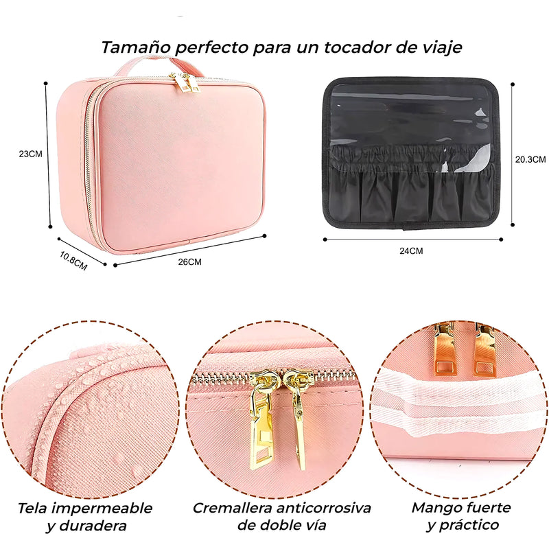 Estuche Maquillaje Portátil Con Luz Led - Varietas Chile - Santiago