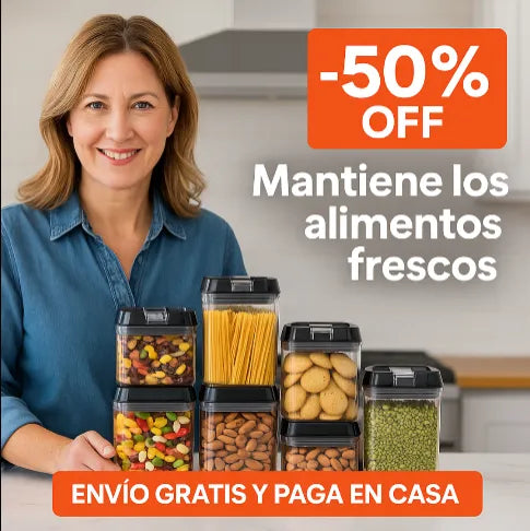 Set De 7 Recipientes Herméticos Airtight