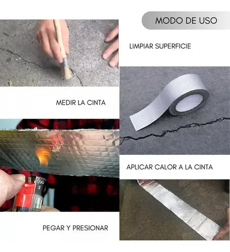 Cinta Tapagoteras Impermeable 10Cm X 5M