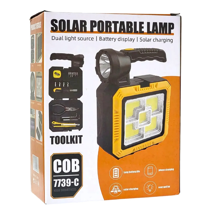 Linterna Carga Solar Kit Herramientas - Varietas Chile - Santiago