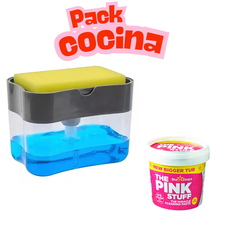 Pack Dispensador Lavalosa Limpia Olla