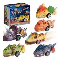 Set 6 Autos De Dinosaurios