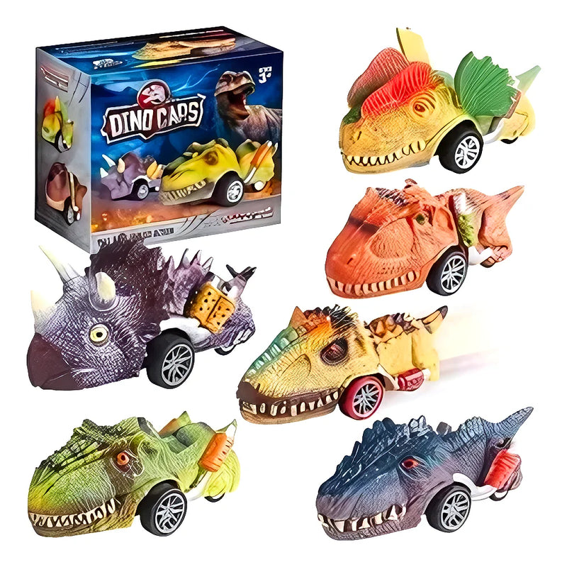 Set 6 Autos De Dinosaurios - Varietas Chile - Santiago