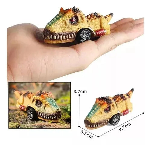 Set 6 Autos De Dinosaurios