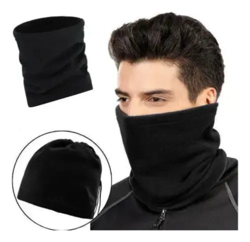 Cuello Polar Térmico Con Cordón Ajuste