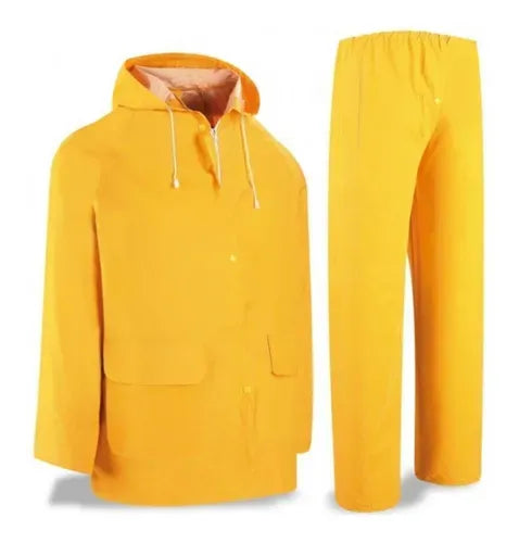 Traje De Agua Amarillo Pvc Talla Xl