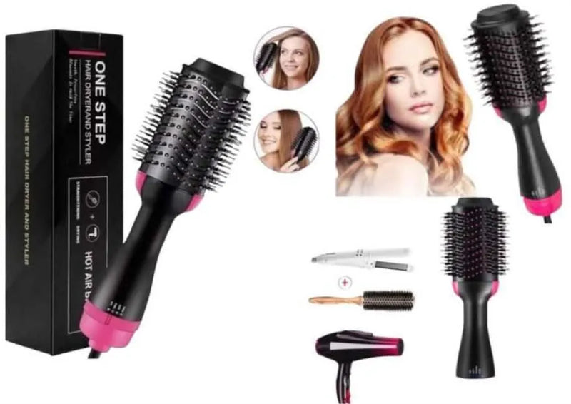 Cepillo Peine Secador Pelo Alisador Elec