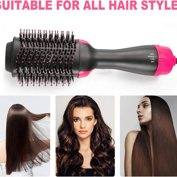 Cepillo Peine Secador Pelo Alisador Elec