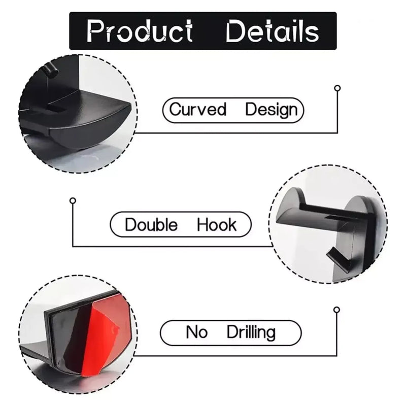 5 Gancho Organizador Perchero Gorro