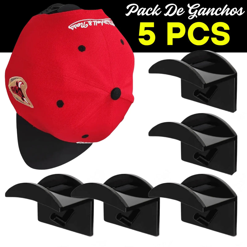 5 Gancho Organizador Perchero Gorro